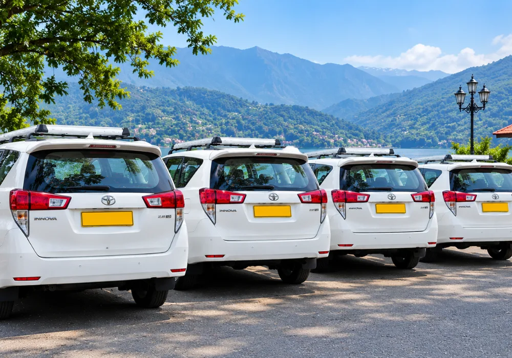 Best time to visit Mussoorie with scenic mountain roads and taxi service