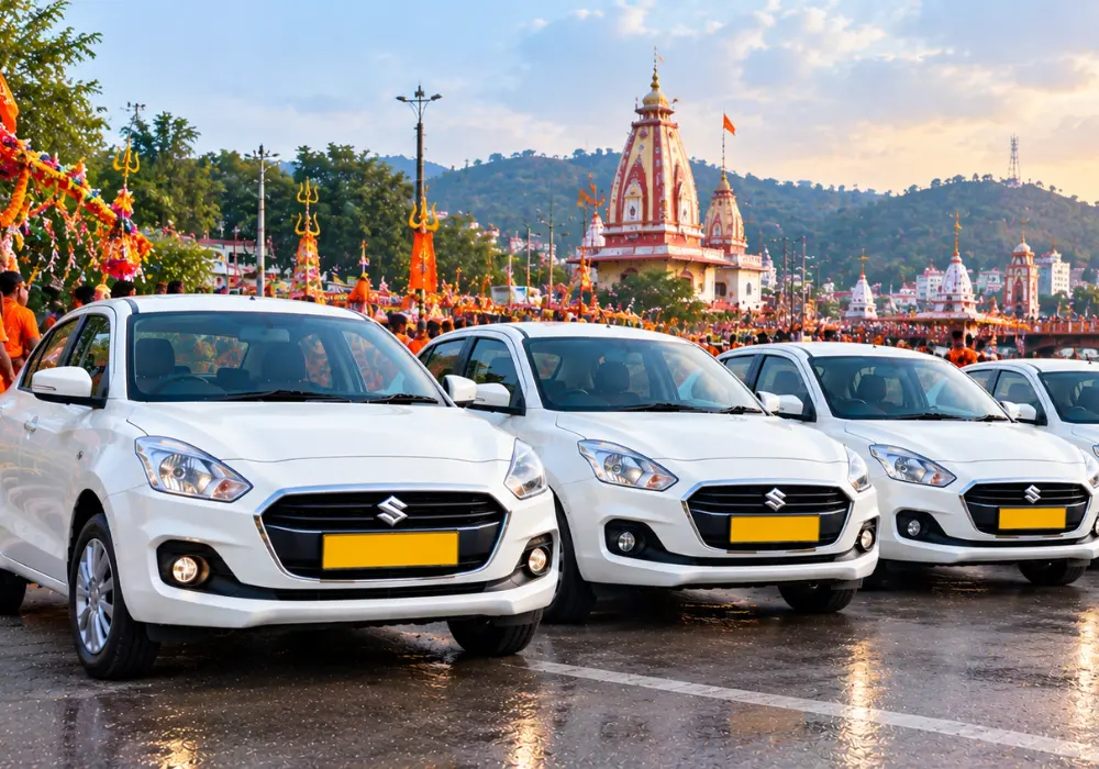 Kanwar Yatra Travel Guide with taxi from Dehradun Airport to Haridwar during Shravan