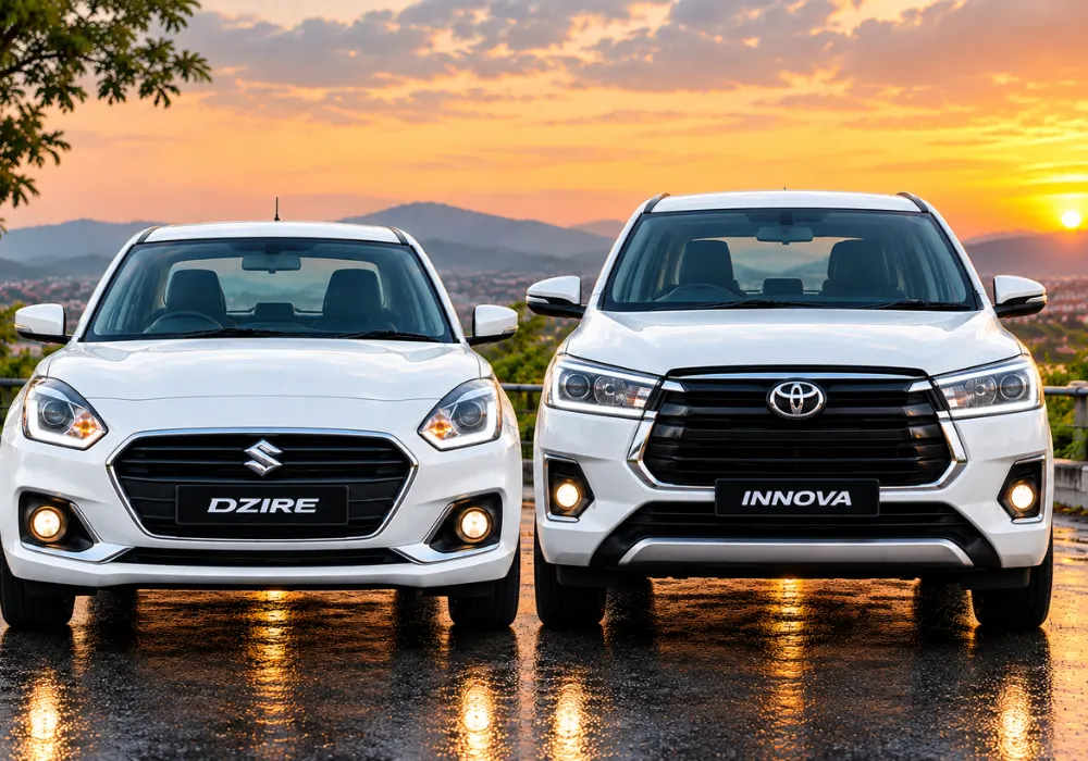 Sedan vs SUV vs Innova for Dehradun Airport Taxi